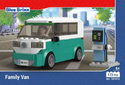 Anleitung BlueBrixx Kleinbus 107413 Titelseite - 1