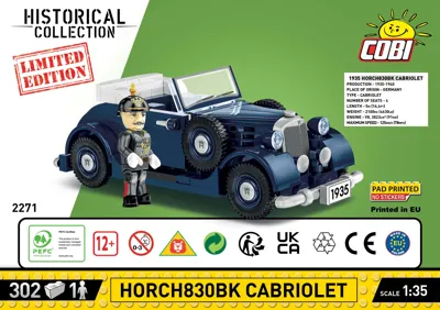 Manual Horch830BK Cabriolet - Limitierte Auflage - 1