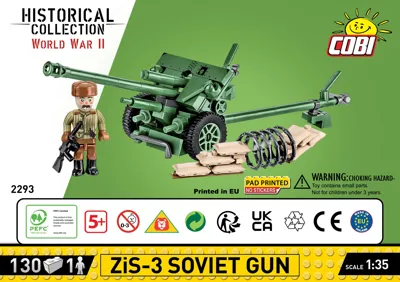Manual ZiS-3 76 mm Divisional Gun M1942 - 1