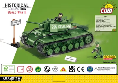 Cobi KV-1 • Set 2555 • SetDB • Merlins Bricks