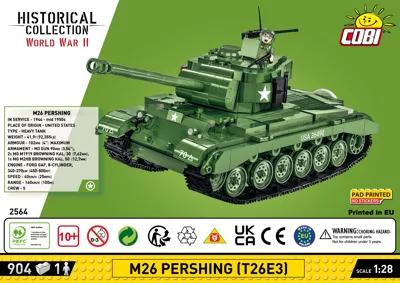 Cobi M26 Pershing T26E3 • Set 2564 • SetDB • Merlins Steine