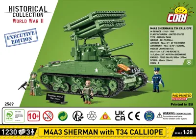 Manual M4A3 Sherman & T34 Calliope - Executive Editon - 1