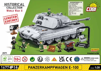 Manual Panzerkampfwagen E-100 - Limited Edition - 1