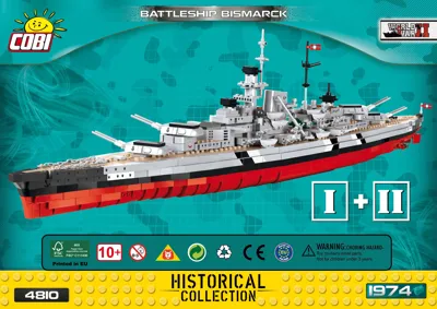Manual Battleship Bismarck WW2 - 1