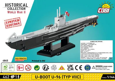 Manual U-Boot U-96 Typ VIIC - Limitierte Auflage - 1