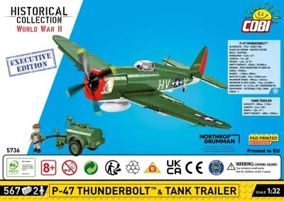 Manual P-47 Thunderbolt & Tank Trailer - Executive Edition - 1