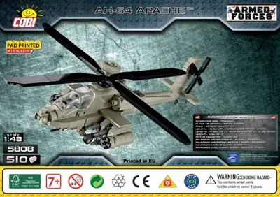Anleitung Cobi AH-64 Apache 5808 Titelseite - 1