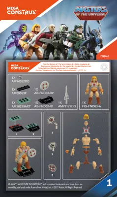 Manual Masters Of The Universe™ He-Man - 1
