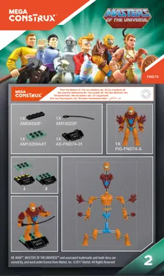 Manual Masters Of The Universe™ Beast Man - 1