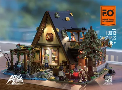 Funwhole A-Frame Cabin REVIEW • Set F9013 • Merlins Steine