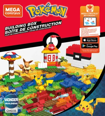 MEGA Pokemon Building Box building set with 450 pieces 
