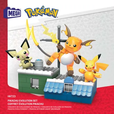 Mega Construx Pokémon - Evoluções do Pikachu