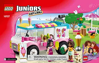 LEgO Juniors Emmas Ice Cream Truck 10727 Jouet pour enfants de 4 ans