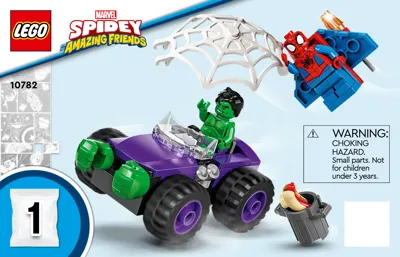 Manual Spider-Man Marvel™ Hulk vs. Rhino Truck Showdown - 1