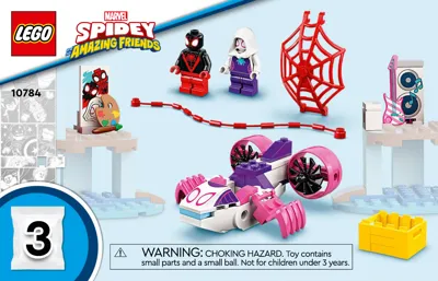 LEGO Marvel Spidey And His Amazing Friends Spider-Man Webquarters