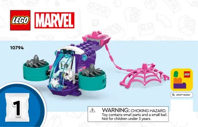 Manual Marvel™ Team Spidey Web Spinner Headquarters - 1