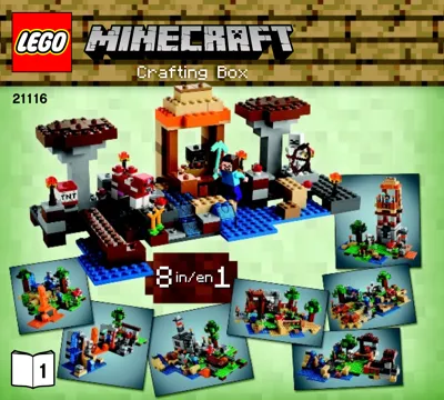 Manual Minecraft™ Crafting-Box - 1