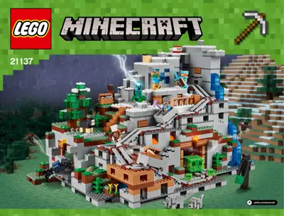 LEGO Minecraft Die Bergh hle Set 21137 SetDB
