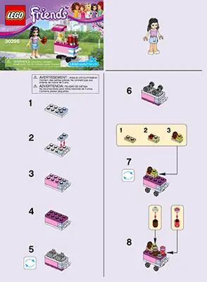 LEGO Friends Cupcake Stand Set 30396 SetDB