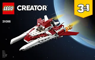 Lego Creator 31086 Avión futurista