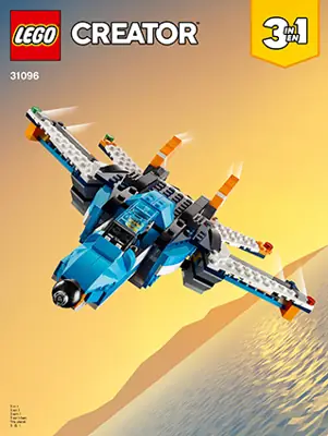 LEGO Creator Twin-Rotor Helicopter • Set 31096 • SetDB