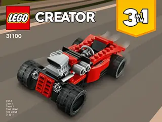Lego creator hotsell sports car 31100