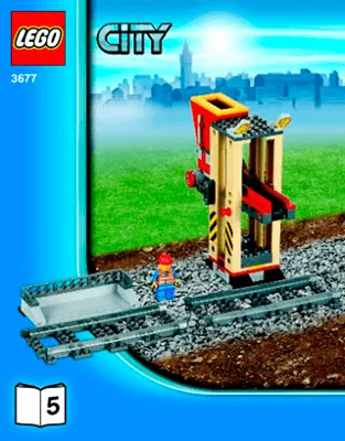 LEGO City Red Cargo Train Set 3677 - US