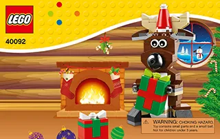 LEGO Reindeer • Set 40092 • SetDB • Merlins Bricks