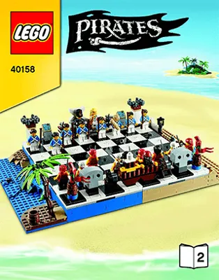 LEGO Pirates Chess Set • Set 40158 • SetDB • Merlins Bricks