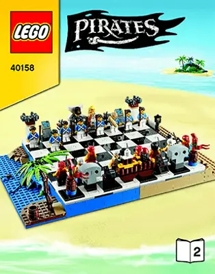 Lego pirates best sale chess set 40158