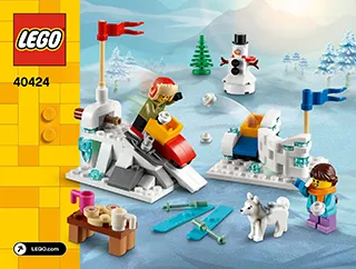LEGO Holiday Winter Snowball Fight • Set 40424 • SetDB