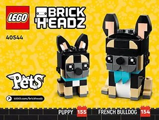 Pets - French Bulldog 40544, BrickHeadz