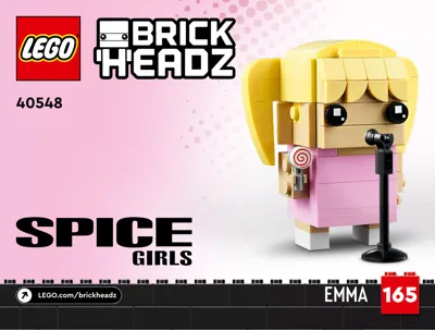 Manual BrickHeadz™ Hommage an die Spice Girls - 1