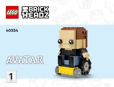 Manual BrickHeadz™ Jake Sully und sein Avatar™ - 1