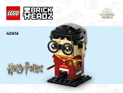 Manual BrickHeadz™ Harry Potter™ & Cho Chang - 1