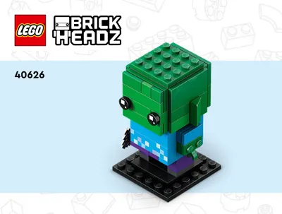Manual BrickHeadz™ Zombie - 1
