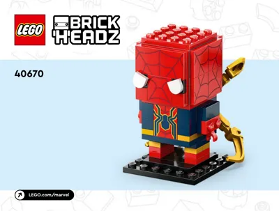 Manual BrickHeadz™ Marvel™ Iron Spider-Man - 1