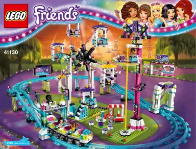 Manual Friends Amusement Park Roller Coaster - 1