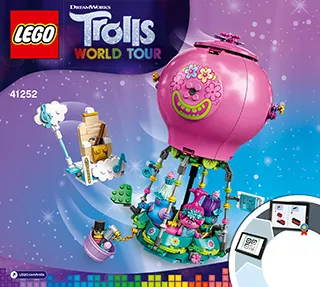 LEGO Trolls World Tour Poppys Heißluftballon • Set 41252