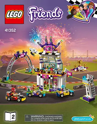 Lego friends big race best sale day set