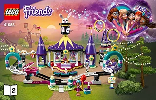 LEGO Friends Magical Funfair Roller Coaster Set 41685