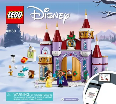 Manual Disney™ Belle's Castle Winter Celebration - 1