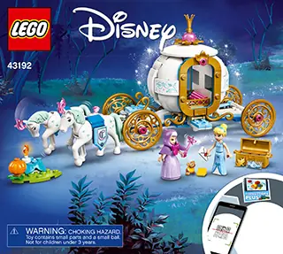 LEGO Disney Cinderellas königliche Kutsche • Set 43192