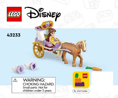 Manual Disney™ Belle's Storytime Horse Carriage - 1