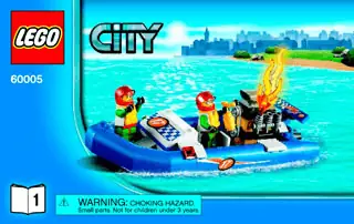 Lego city fire boat hot sale 60005