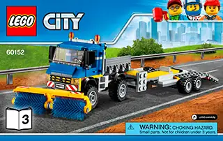 Lego city discount sweeper and excavator