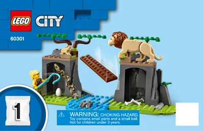 LEGO City Set • 60301 • Tierrettungs-Geländewagen SetDB