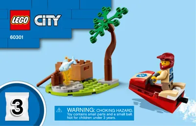 LEGO City Tierrettungs-Geländewagen • Set 60301 SetDB •