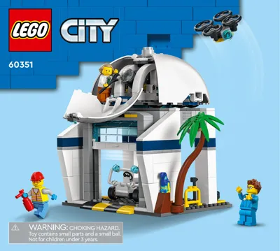 LEGO City Rocket Launch Center Building Toy Set 60351, NASA