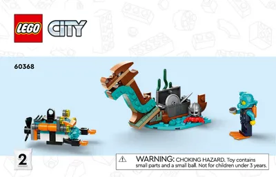 LEGO City Arctic Explorer Ship Floatable Building Toy Set 60368